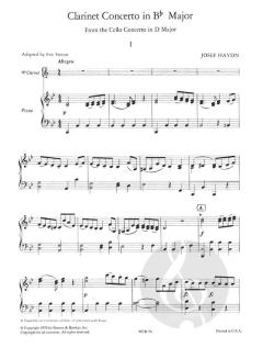 Klarinetten-Konzert B-Dur von Joseph Haydn 