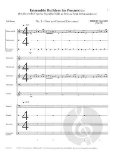 Ensemble Builders for Percussion von Robert Clayson 
