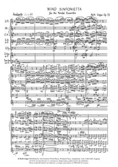 Wind Sinfonietta Op.73 von Ruth Gipps 