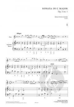 6 Flute Sonatas op. 2 Vol. 1 von Philip Peter Eiffert 