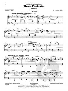 3 Fantasies von Carlos Gardel 