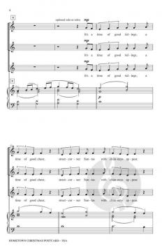 Hometown Christmas Postcard von Rod Hausen 