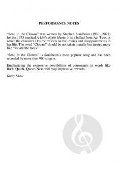 Send in the Clowns von Stephen Sondheim 