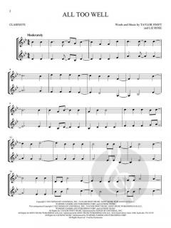 Chart Hits for 2 Clarinets 