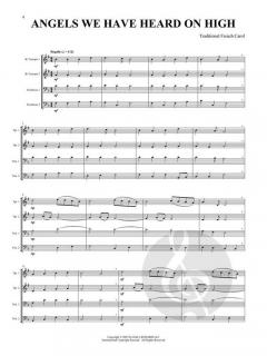 Canadian Brass Christmas Quartets - Conductor's Score von Canadian Brass Quintet 