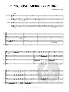 Canadian Brass Christmas Quartets - Conductor's Score von Canadian Brass Quintet 