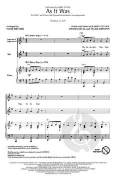 As It Was von H. Styles 