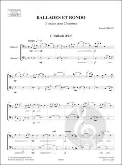 Ballades et rondo von Pascal Proust 