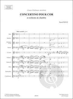 Concertino pour cor von Pascal Proust 