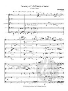Brooklyn Folk Divertimento von Carlos Pavan 