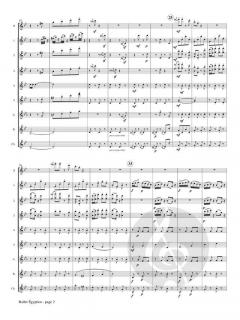 Ballet Égyptien von Alexandre Luigini 