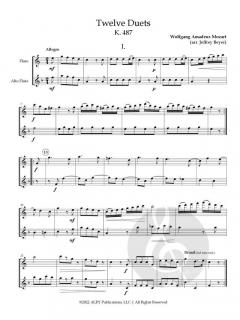 12 Duets K. 487 von Wolfgang Amadeus Mozart 