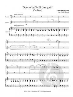 Duetto buffo di due gatti von Gioacchino Rossini 