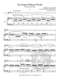 6 Songs Without Words von Delphine von Schauroth 