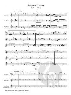 4 Sonatas op. 12 von Giovanni Maria Bononcini 