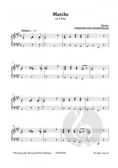 Marche in A Dur von Christa Steenhuyse-Vandevelde 