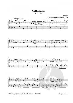 Volksdans in D Dur von Christa Steenhuyse-Vandevelde 