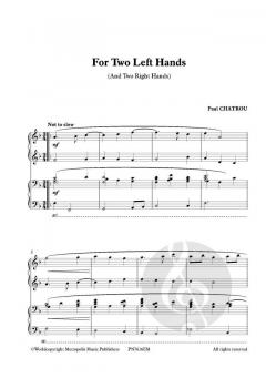 For 2 Left Hands von Paul Chatrou 