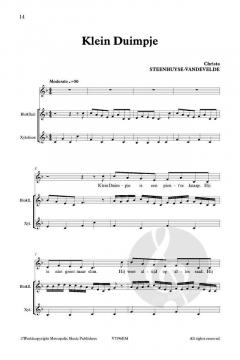 Zing Mee! Klein Duimpje von Christa Steenhuyse-Vandevelde 