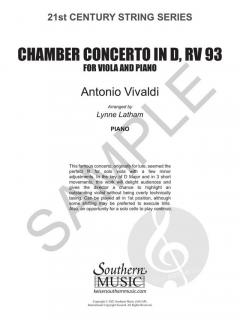 Chamber Concerto von Antonio Vivaldi 
