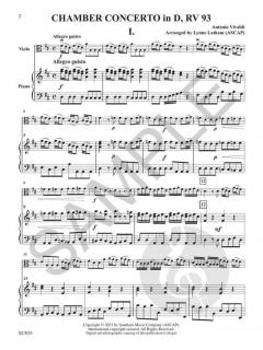 Chamber Concerto von Antonio Vivaldi 
