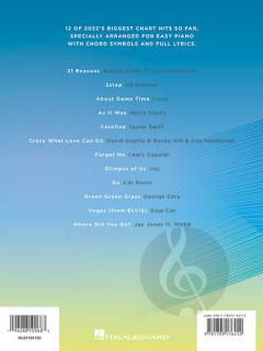 Top Hits of 2022 - Easy Piano 