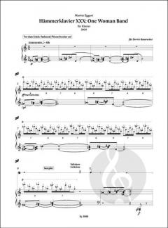 Hämmerklavier XXX - One Woman Band von Moritz Eggert im Alle Noten Shop kaufen