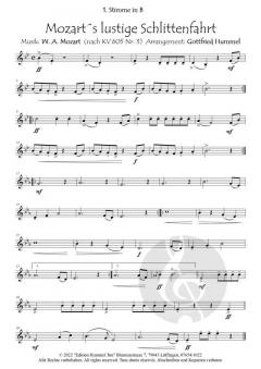 Mozart's lustige Schlittenfahrt von Wolfgang Amadeus Mozart 