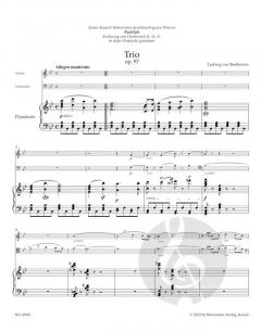 Trio in B op. 97 - "Erzherzog" von Ludwig van Beethoven 