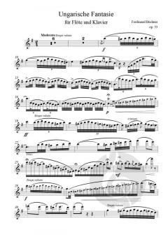 Ungarische Fantasie op.33 von Ferdinand Büchner 