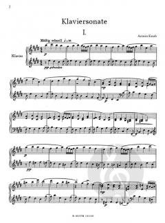 Klaviersonate E-Dur von Armin Knab im Alle Noten Shop kaufen