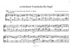 21 leichtere Tonstücke op. 60 von Johann Georg Herzog 
