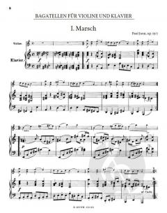 3 Bagatellen op. 19 von Paul Juon 