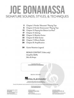 Joe Bonamassa - Signature Sounds, Styles & Techniques 
