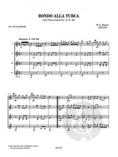 Rondo alla turca  von Mozart Wolfgang Amadeus 