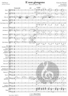 E non giungono von Puccini Giacomo 