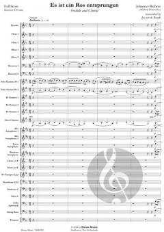 Es ist ein Ros entsprungen von Brahms Johannes 