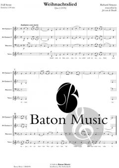 Weihnachtslied op. 2 von Strauss Richard 