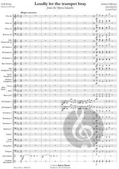 Loudly let the Trumpet bray von Sullivan Arthur Seymour 