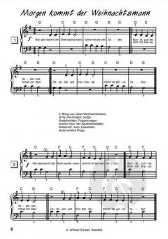 Weihnachtslieder für den Klavierunterricht im Alle Noten Shop kaufen