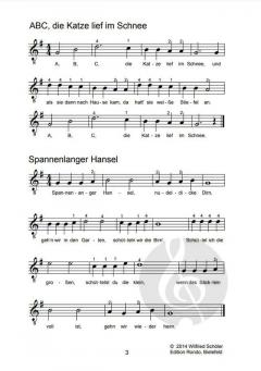 Leichte Lieder mit Wechselschlag 