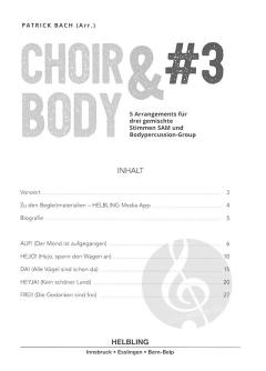 choir & body #3: Volkslieder 