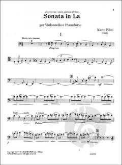 Sonata in La von Mario Pilati 