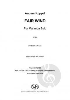 Fair Wind von Koppel Anders 