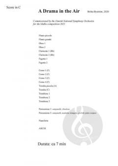 A Drama In The Air von Byström Britta 