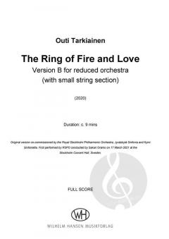 The Ring of Fire and Love von Tarkiainen Outi 