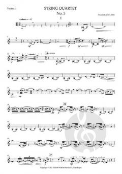 String Quartet No. 5 von Koppel Anders 