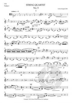 String Quartet No. 5 von Koppel Anders 