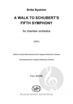 A Walk to Schubert's Fifth Symphony von Byström Britta 