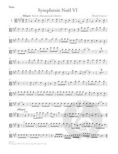 VI. Symphonie Noël in A-dur von Michel Corrette 